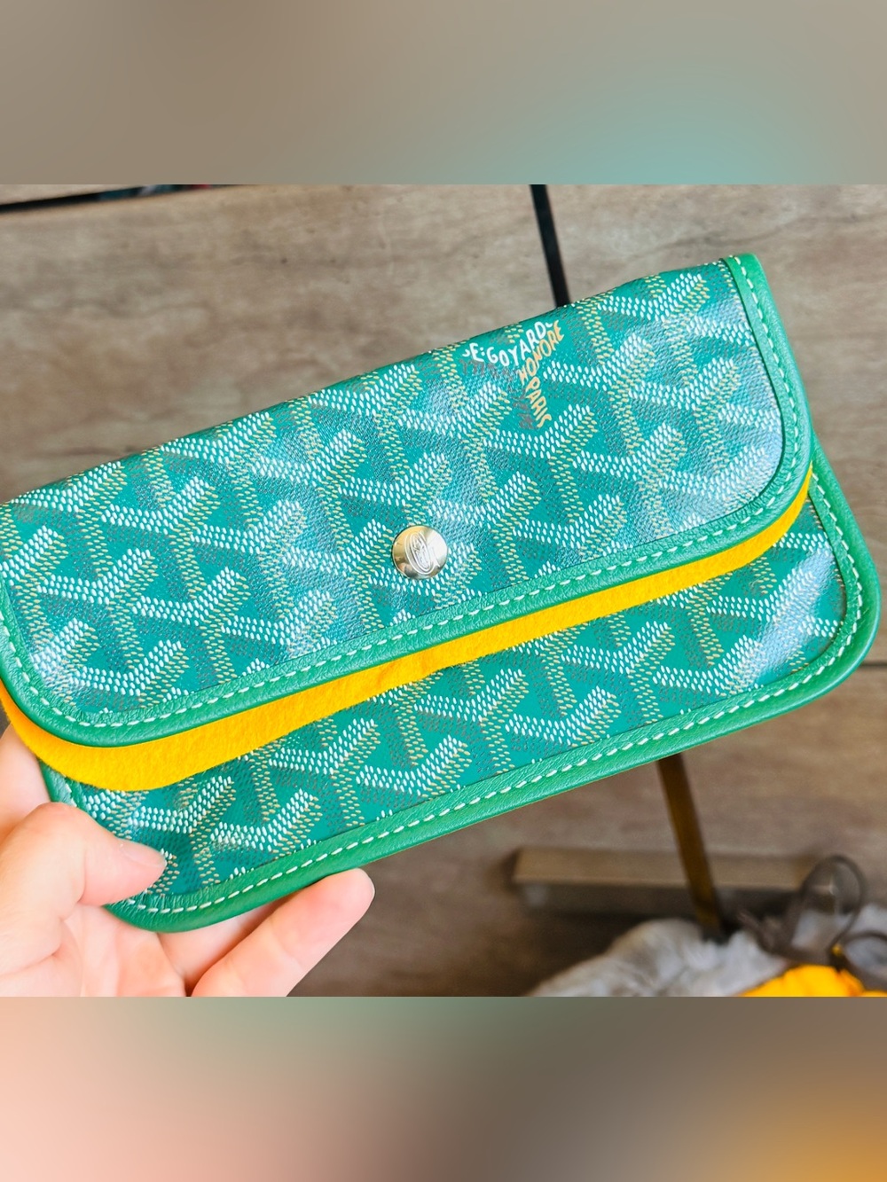 💚Goyard Saint Louis PM Tote Set W/ Pouch💚 - Picture 8 of 12